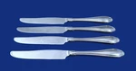 Wallace Shellbrook Stainless 18/8 Gloss, No Rib - Set Of 4 Dinner Knives 9 5/8". Fixed Price $13.49.