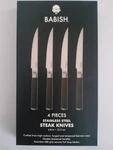 Babish 4-PIECE Forged Kitchen Steak Knife Set High-carbon 1.4116 German Steel. Fixed Price $39.98.