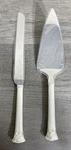 Mikasa Love Story Stainless Steel Wedding Cake Pie Server Set Swirl Hearts. Fixed Price $10.46.