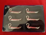 Elegance Silverplated Knife Rests. Swan Shape. Original Box. Art Deco Style. Fixed Price $29.01.