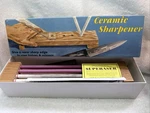 Idahoan Ceramic Double V-type Sharpener CS-24 Made Usa Colorado Abrasives C14. Fixed Price $16.99.