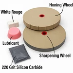 Jantz Razor Edge Knife Sharpening Wheels Fits 6 Bench Grinder Made Usa. Fixed Price $54.95.