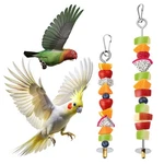 2PCS Bird Cage Food Holder With Hook, Parrot Fruit Vegetable Skewer, Stainles.... Fixed Price $7.52.