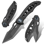 Vnla Folding Pocket Knife, Sandvik 14C28N Steel Tanto Point BLADE,G10 Handle,.... Fixed Price $43.59.