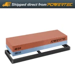 Powertec Sharpening Stone, Dual Sided 400/1000 Grit Whetstone (71915). Fixed Price $19.99.
