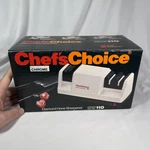 Chefs Choice Diamond Hone Chrome Heavy Duty Electric Knife Sharpener Video Demo!. Fixed Price $35.00.
