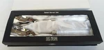 Oleg Cassini Salad Server Set, Stainless Steel With Crystal Handles. Fixed Price $21.00.