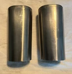 Harley-davidson Fork Slider Cover Flh HD#45964-49 (used,stainless Steel). Fixed Price $20.00.