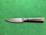 Vintage Late 1800S American Cutlery Co. Carbon Steel Paring Knife Wood Handles. Fixed Price $22.01.