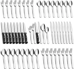 48 Pcs Silverware Set For Stainless Steel Flatware Cutlery Utensil Kitchen New. Fixed Price $35.99.