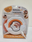 Samurai 360 The Knife That Rolls Kitchen Tool Circular Steel Blade As Seen On Tv. Fixed Price $18.95.