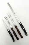 Lot Of Vtg Cutco Serving Forks + Knives: Numbers 1026, 27, 1721 Kh, 1724 Kc. Fixed Price $95.00.