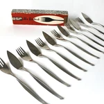 Set Of 12 Bsf Fish Knife & Fork Stainless Steel Jhr Besteck Cutlery Fischgab. Fixed Price $29.99.