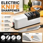 Electric Knife Sharpener 3 Stage Diamond Kitchen Sharpening Stone Grinder Knives. Fixed Price $21.98.