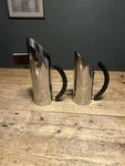 Alessi Tua Pitcher Set By Mario Botta Rare Postmodern Stainless Steel Design. Fixed Price $375.00.
