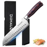 Santoku Knife 7 Inch, Japanese Chef With Ultra Sharp Hollow Edge, High .... Fixed Price $48.32.