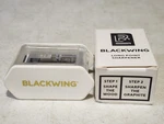 New- Blackwing Two-step Long Point Pencil White Sharpener German Steel Blades. Fixed Price $37.50.