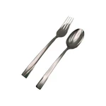 Lenox Donna Karan Ascend Fork & Spoon 2 Piece Set 18/10 Stainless Flatware Rare. Fixed Price $12.73.