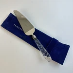 Princess House Lead Crystal Handle & Stainless Steel Wedding Party Cake Server. Fixed Price $39.00.