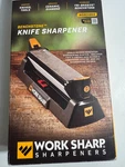 Work Tri-brasive Benchstone Knife Sharpener 320/600 Grit Diamond Ceramic. Fixed Price $34.99.