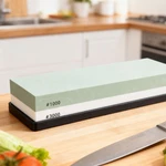 Knife Sharpening Water Kitchen Whetstone Set 400 1000 3000 Grit Non-slip. Fixed Price $20.82.
