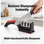 3 Stage Knife Sharpener Stainless Steel Kitchen Sharpening Tool. Fixed Price $30.00.