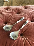 Portmeirion The Holly And Ivy Salad Server Set-fork Spoon. Fixed Price $15.99.