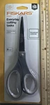 Fiskars 8" Scissors Stainless Steel Titanium Non Stick Blades Gray Handles. Fixed Price $8.97.