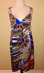 Muse Gorgeous 100% Silk Pop Art Boho Chic Boston Proper Sun Dress Nwt 12 $169. Fixed Price $59.99.