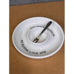 Mud Pie Salt Won't Tequila-ya Ceramic Serving Set With Lime Feelin Good Fork. Fixed Price $17.99.