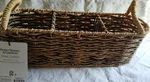 Better Homes & Gardens Beige Black Resin Rattan Oval Caddy Set Of 2 -vietnam. Fixed Price $55.00.