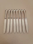 Ricci Stainless Flatware Dinner Knives Diva 9 3/4" Knife Lot Of 8. Fixed Price $60.00.