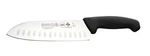 Mundial Marks Santoku Knife 7" Hollow Black Plastic Handle W/ Edge-mag. Fixed Price $30.00.