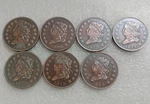Classic Head Large Cent Set 1808-1814 Complete 7 Coin Collection American Copper. Fixed Price $100.00.