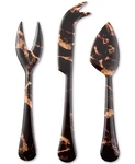 Thirstystone Marble-look Cheese Fork, Knife & Spade, Set Of 3. Fixed Price $13.95.