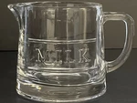 Hearth With Magnolia Clear Glass Milk Server Farmhouse Joanna Gaines. Fixed Price $10.00.