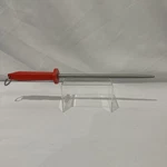 F. Dick 10-INCH Sharpening Steel Round Smooth Polished, Red Handle German Made. Fixed Price $39.99.