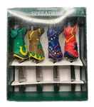 Cowboy Boots Spreader Vintage, 1995, Set Of 4 Boston Warehouse - New. Fixed Price $24.99.