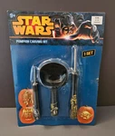 New Star Wars Pumpkin Carving Kit With Tool Set And Patterns By Gemmy 2014. Fixed Price $9.99.