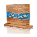 Magnetic Knife Block,acacia Wood And Resin Kitchen Kni... Usa Fast Ship. Fixed Price $56.69.
