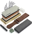 Knife Sharpening - Dual Grit Whetstone 400/1000 3000/8000, Sharpener. Fixed Price $29.99.