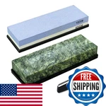 Suwajume Knife Sharpening Set Dual Grit Whetstone 1000/6000 10000,ANGLE. Fixed Price $79.87.