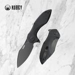 Kubey Noble Linerlock Flipper Knife Black G10 14C28N Stainless Steel KU236O. Fixed Price $33.99.