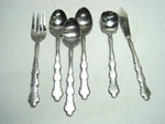6 - Pieces Baker Hart And Stuart Stainless Flatware BST2 Korea. Fixed Price $24.95.