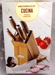 Rachael Ray Cucina 6PC Knife Set W/ Wood Block 2014 Copyright Rare Nos. Fixed Price $199.99.