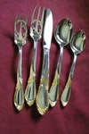 Yamazaki Stainless Cache Gold Accent Open Stock - You Choose The Piece (s). Fixed Price $44.99.