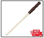 Ceramic Knife Sharpener 12" Overall Made Usa Wood Handle Honing Rod New. Fixed Price $9.75.