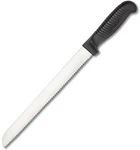 Spyderco Bread Knife Serrated 10.24" MBS-26 Steel Black Poly Handle K01SBK *new*. Fixed Price $70.50.