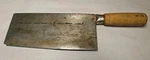 Vintage Hong Kong #3 Butcher Cleaver Carbon Steel Knife Mid Century. Fixed Price $27.19.