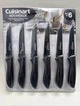 Cuisinart Advantage Stainless Steel Ceramic Coated Steak Knives 6 Knife Set. Fixed Price $24.95.